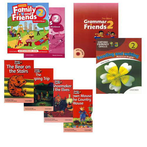 کتاب Family And Friends 2 اثر Naomi Simmons انتشارات الوندپویان مجموعه ۸ جلدی