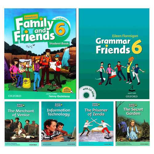 کتاب Family and Friends 6 اثر جمعی از نویسندگان انتشارات ایرانمهر شش جلدی