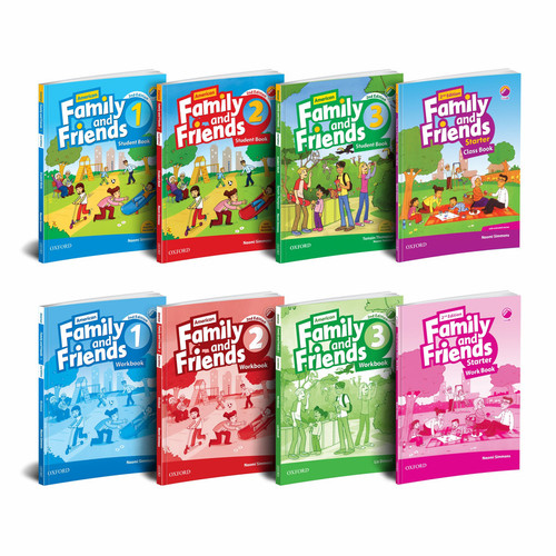 کتاب Family and Friends از Starter تا جلد 3 اثر Naomi Simmons انتشارات هیتا 8 جلدی