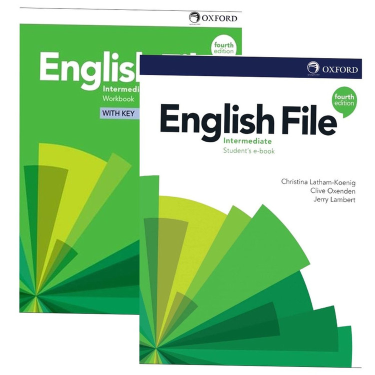 کتاب English File Intermediate 4th edition اثر جمعی از نویسندگان انتشارات دنیای زبان امید مجموعه جلدی